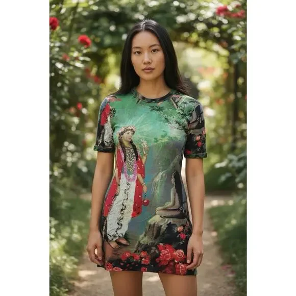 Vtg 90's Jean Paul Gaultier Maille Fuzzi Sheer Mesh Top Sz M Rare Made Italy - Picture 2 of 7